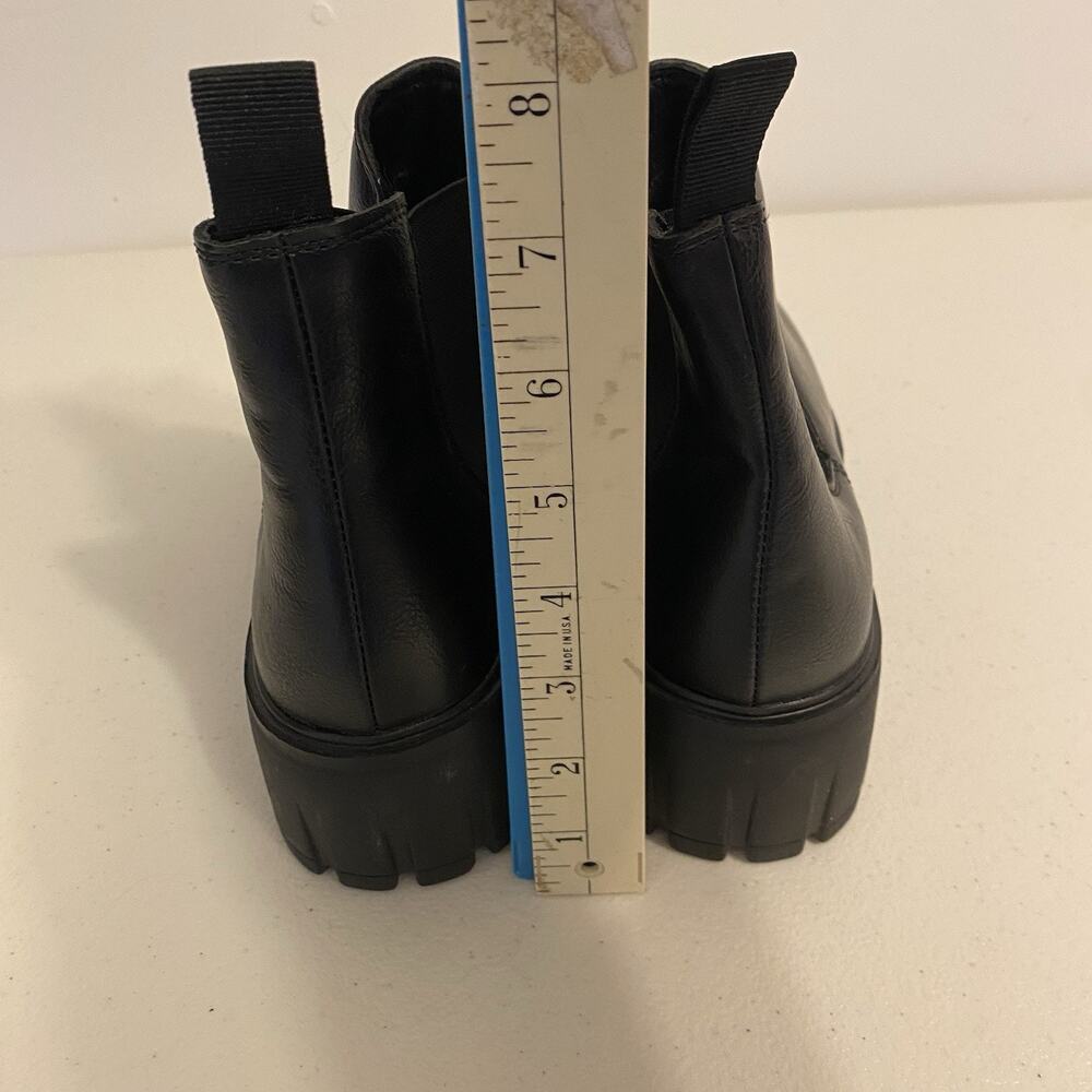 Cushionaire AnkleBoots Women 7.5 Black Sasha Chelsea Memory Foam Lug Sole Bootie - Picture 7 of 7